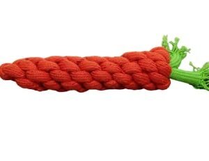 ANIMAX Durable Longlasting Carrot Rope (Red) 15 cm